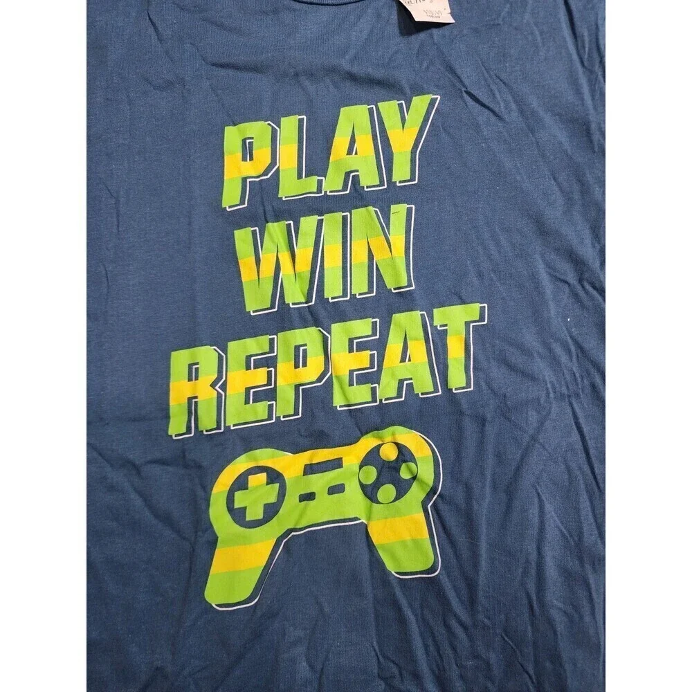 NEW The Children's Place Boy's Short Sleeve T-Shirt size XXL 16 Play Win Repeat